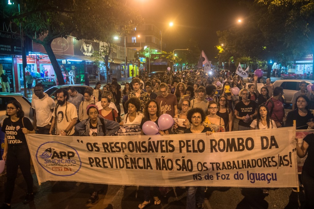 Contra A Viol Ncia E Por Direitos Mulheres Fazem Marcha Em Foz App